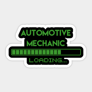 Automotive Mechanic Loading Sticker